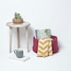 image 4 of Homescapes Plum Cotton Knitted Round Storage Basket - 37 x 21cm Purple | M
