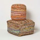 image 5 of Homescapes Multicolour Chindi Design Bean Filled Pouffe Large - 60 x 60 x 30 cm | Multi | 60 x 60 x 30 cm