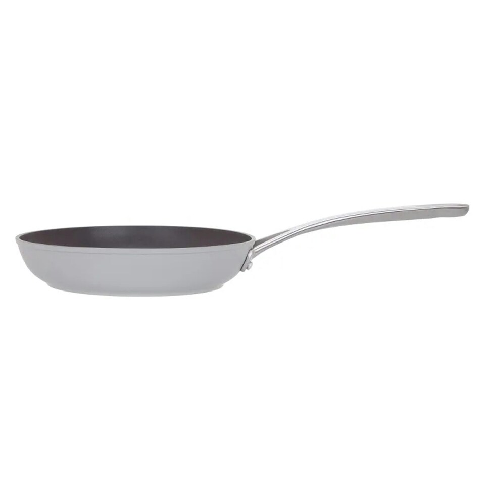 image 1 of Laura Ashley Forged Aluminium Non-stick Frying Pan 24cm - Dark Dove Grey