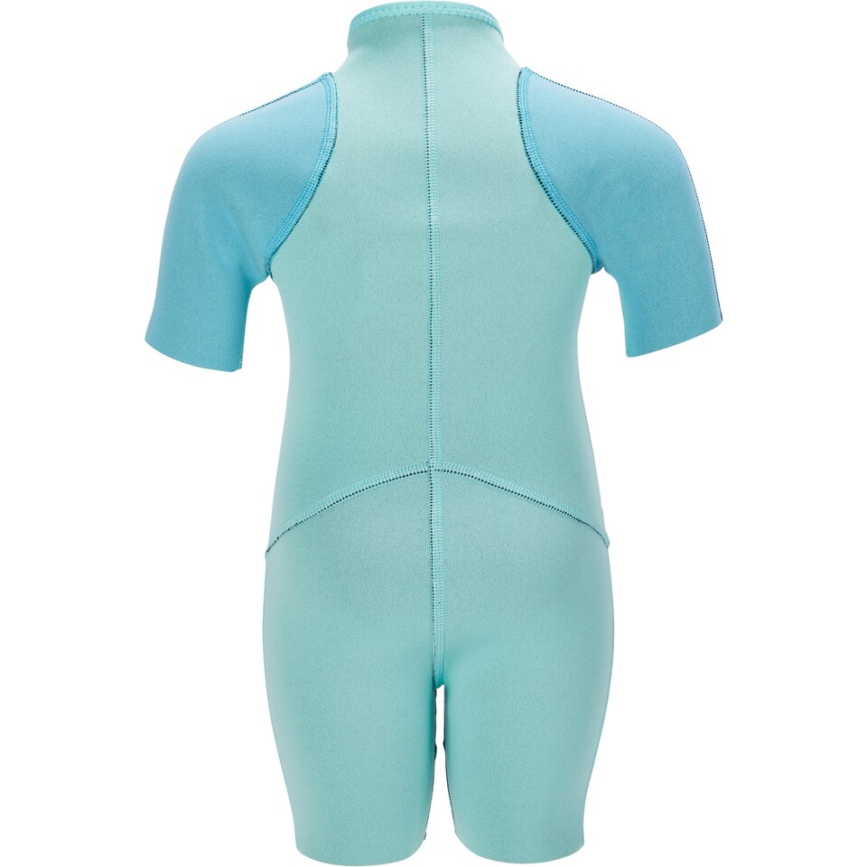 image 1 of Decathlon Kids’ 2 mm Turquoise Neoprene Shorty