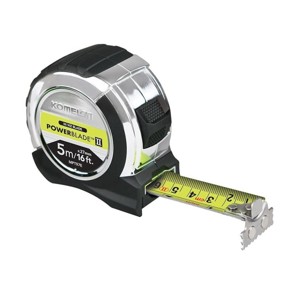 Komelon Powerblade Ii Pocket Tape - Multi Colour - 5m/16ft (Width 27mm)