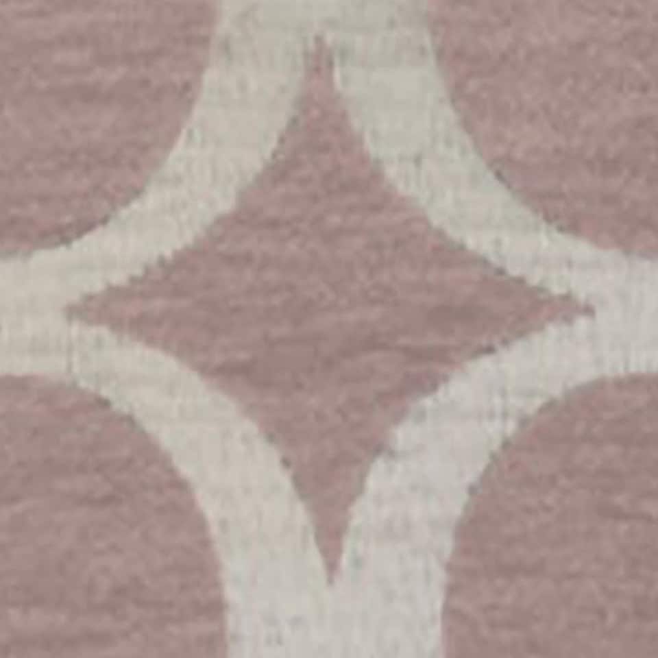 image 1 of Geometric O Chenille 45cm x 45cm Blush Cushion Set of 4 | Pink | Cream | 45cm x 45cm x 10cm | 4