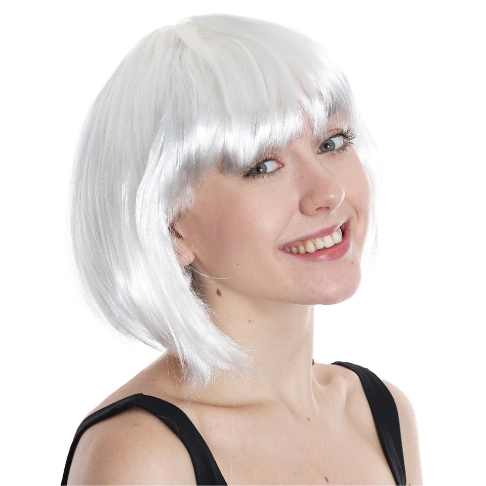 image 1 of White Bob Wig | White | 3