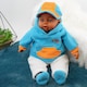 image 6 of BiBi Doll 18" Leo Ethnic Baby Doll Boy With Sounds & Toy Dummy