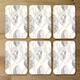 image 2 of geometric marble pattern with gold glitter (Coaster)