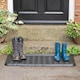 image 6 of Nicola Spring Heavy Duty Rubber Boot Tray - 80 x 40cm - Black | Black | Black