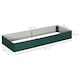 image 3 of Outsunny Galvanised Raised Garden Bed Metal Planter Box with Open Bottom, Green