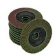 image 4 of 4-1/2" 115mm Mixed Grit Flap Flat Discs For Angle Grinders Removal Sanding 50pk
