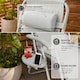 image 7 of Set of 2 Zero Gravity Reclining Foldable Garden Chairs Sun Loungers