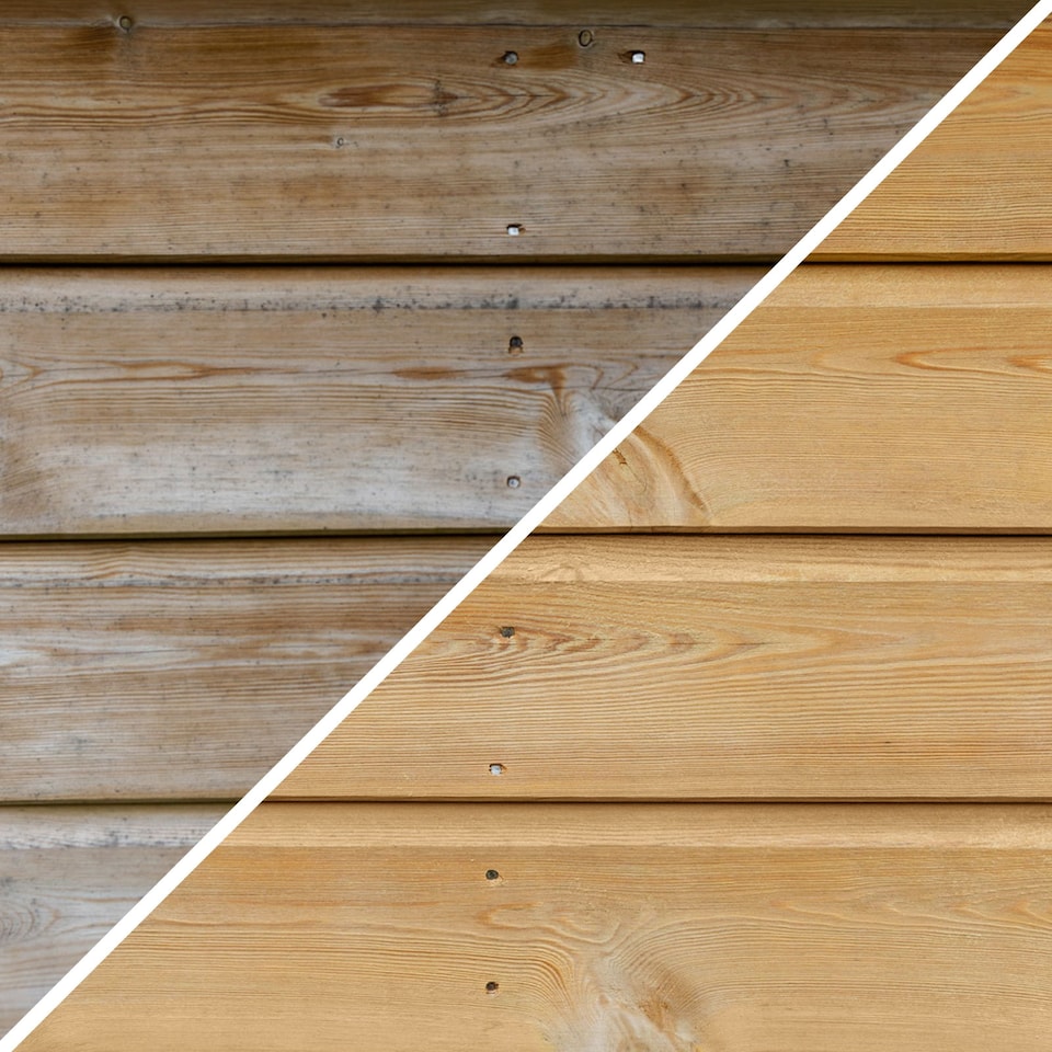 image 1 of Roxil Wood Scrub Gel (5L) - Oxalic Acid-Based Cleaner and Reviver for Weathered Outdoor Timber, Decking, Fence & Garden Furniture