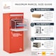 image 10 of SMART PARCEL BOX® Large Front & Rear Access | Red | 1