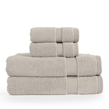 Martex 100% Cotton Silver Towel Bale - 2 face cloths & 2 hand towels Silver | Face cloth