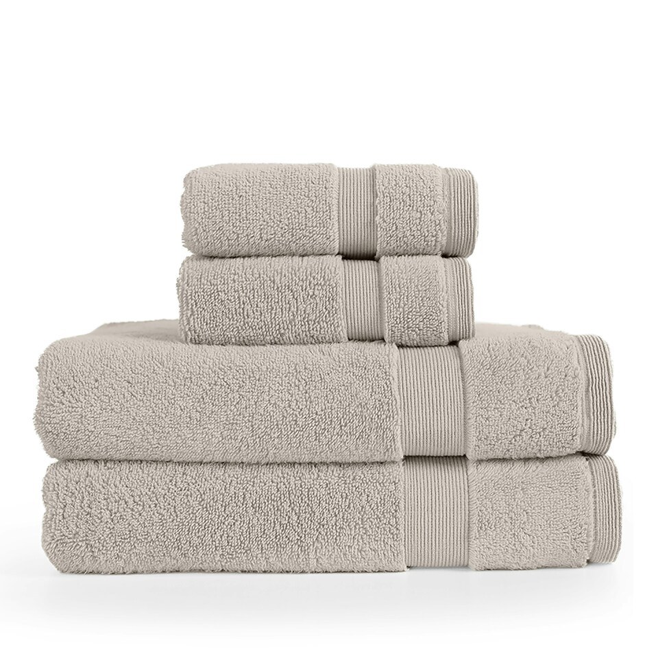 image 1 of Martex 100% Cotton Silver Towel Bale - 2 face cloths & 2 hand towels Silver | Face cloth
