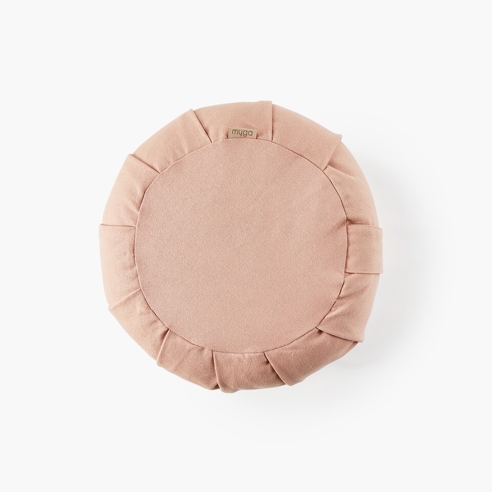 image 1 of Myga Zafu Yoga Meditation Cushion - Blush | Pink