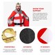 image 2 of St George Knight Costume & Crown Red | XL