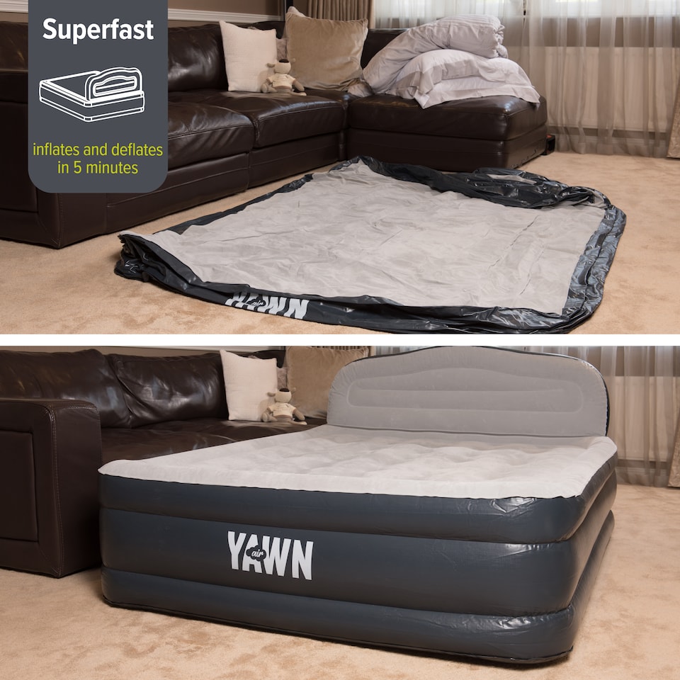 image 1 of YAWN Air Bed DELUXE with Custom Fitted Sheet (King)