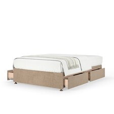 Super Ortho Orthopaedic Mink Naples Velvet 4 Drawer Divan Set Small Double