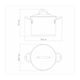 image 4 of Tramontina Stainless Steel Pasta Stock Pot 24cm (7.8l)