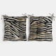 image 1 of OHS 2 x Animal Print Garden Seat Pads Outdoor Chair Cushions