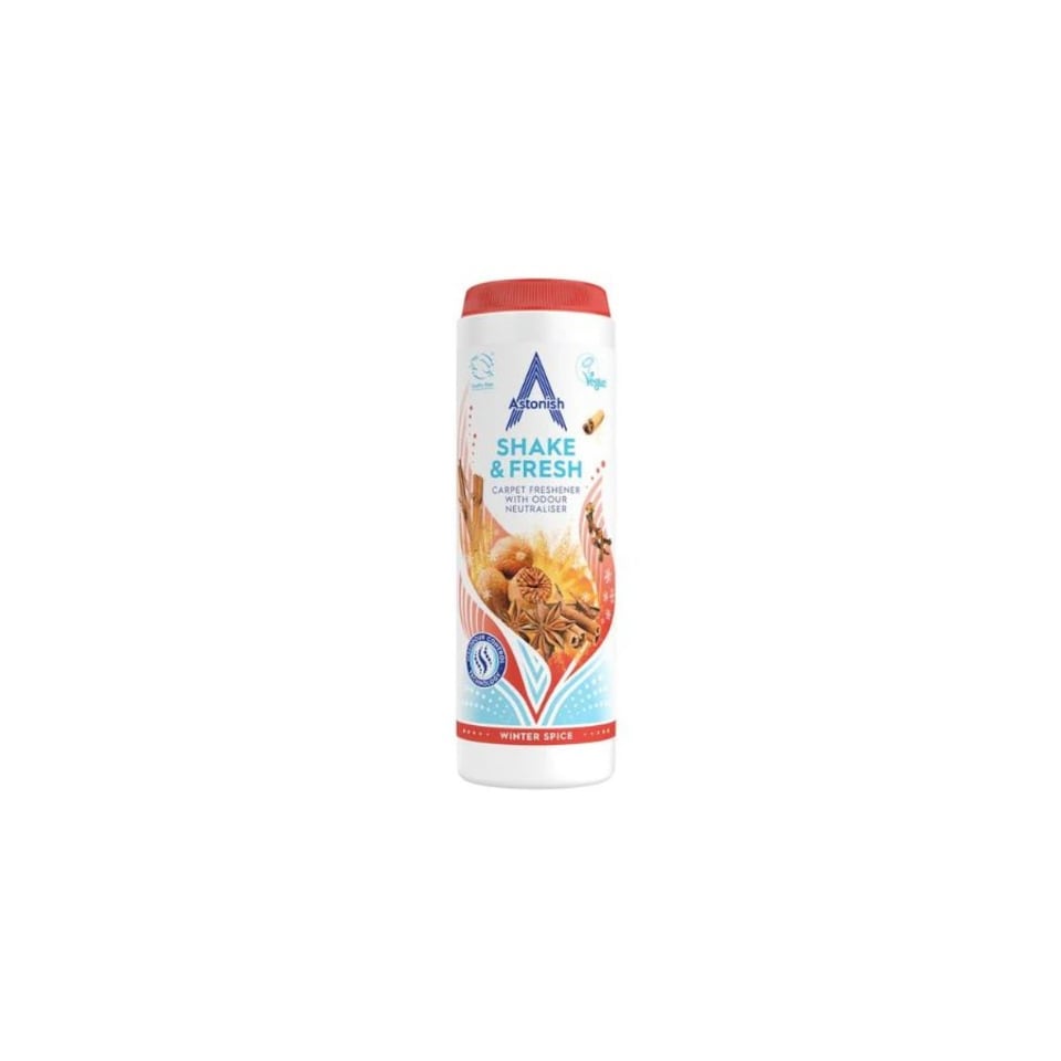 image 1 of Astonish Winter Spice Shake & Fresh Carpet Freshener 350g