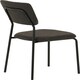 image 8 of Sheldon Round Glass Dining Set with 4 Chairs Grey | Grey Boucle