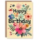 image 1 of Colourful Flower Blooms Floral Design For Her Birthday Card