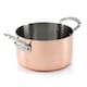 image 2 of Samuel Groves Copper Induction 18cm Casserole Pan with Lid