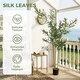 image 4 of HOMCOM 148 cm Decorative Artificial Plant, Silk Olive Tree with 553 Leaves