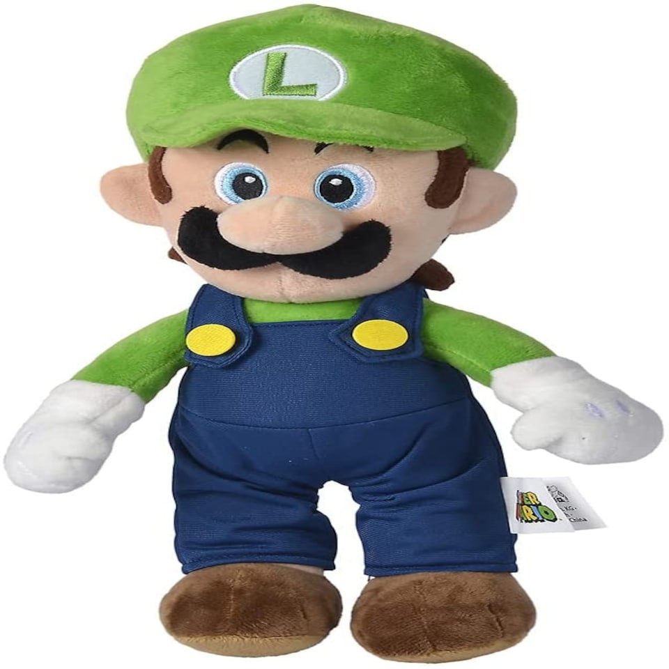 image 1 of Super Mario Luigi Plush (30cm)