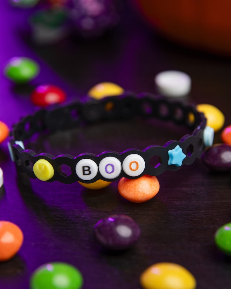 image 1 of Jelly Bands Bracelet Kit, 12 Coconut Bracelets with 200 Plus Beads, DIY Jewellery Craft for Kids and Teens, WeCool