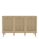 image 2 of Calasetta 3 Door Sideboard in Rattan