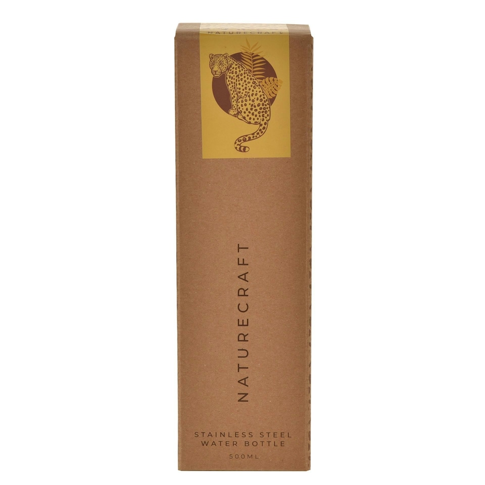 image 1 of Naturecraft Cheetah 500ml Reusable Bottle Sand Yellow | Sand | 500ml