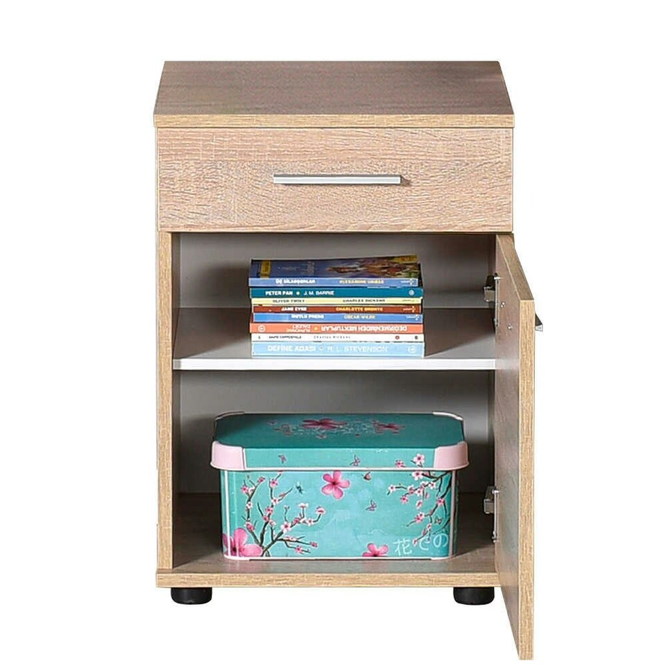 image 1 of Adore Modern Bedside - Sonoma Oak