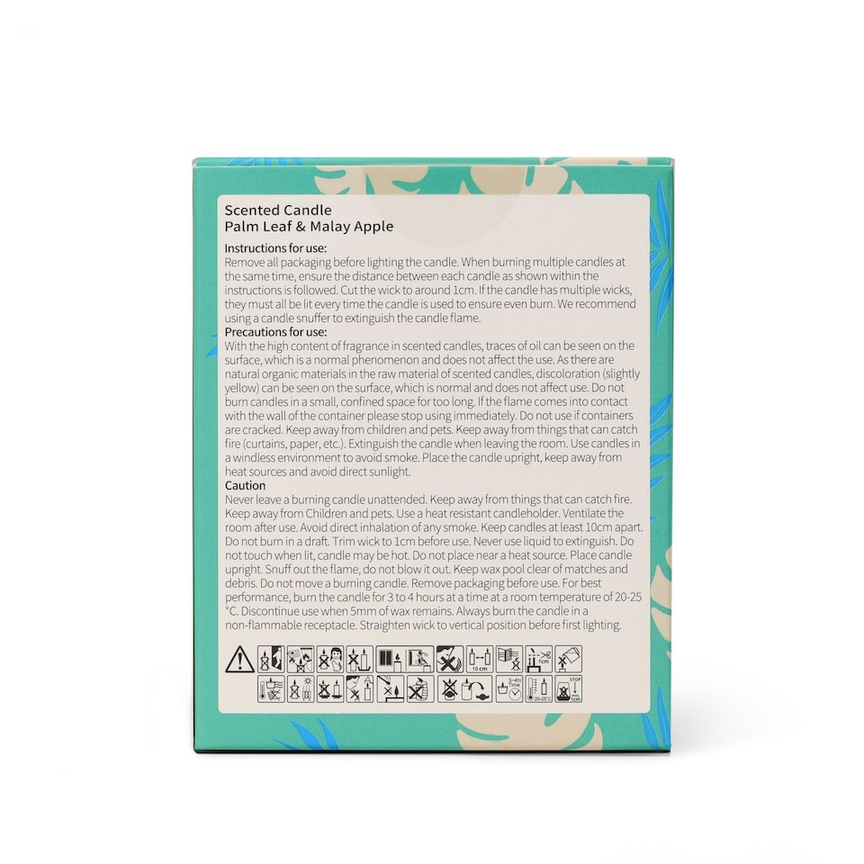 image 1 of Disney Lilo & Stitch Scented Candle - Palm Leaf & Malay Apple