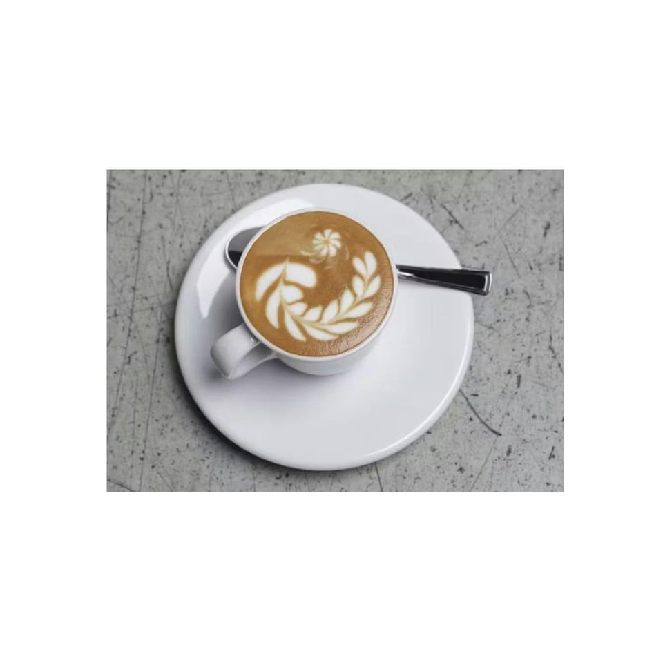 image 1 of De'Longhi DLSC309 Porcelain Cappuccino Cups Twin Pack 270ml White White