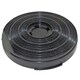image 1 of SPARES2GO Carbon Filter compatible with Hotpoint BH41 HTN40 Charcoal Cooker Hood Round Fan Vent Type 34 260 mm x 50 mm