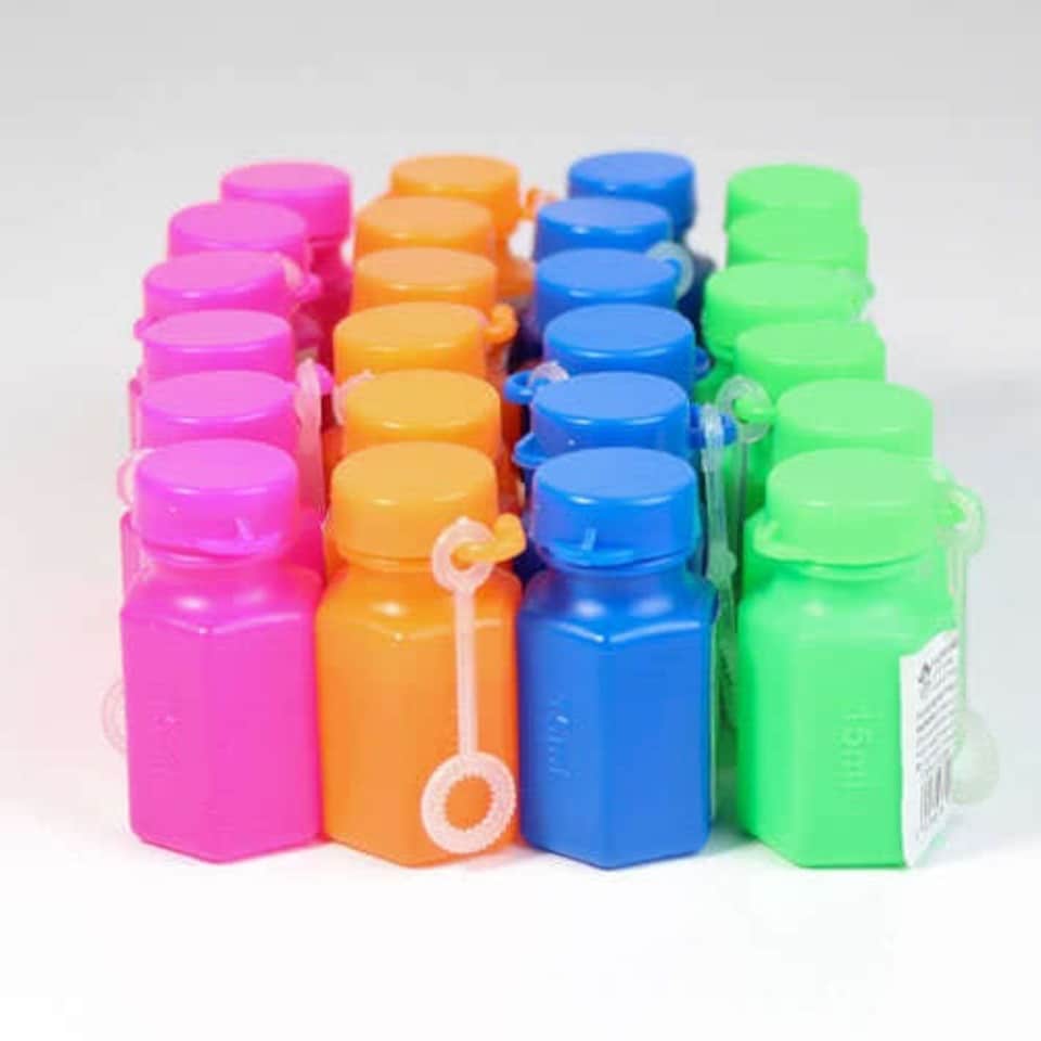 Assorted Magic Bubble Tubes With Wands - Pack of 24