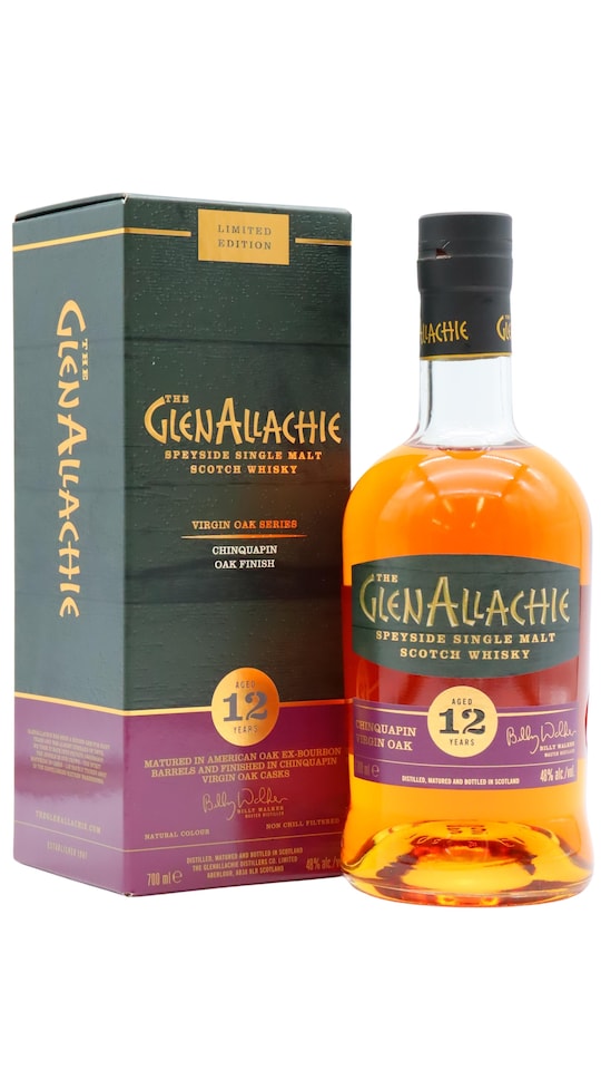 GlenAllachie - Virgin Oak Series - Chinquapin Wood Finish 12 year old Whisky