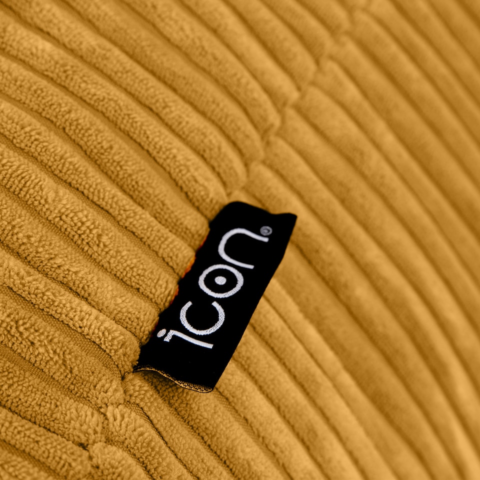 image 1 of Dalton Kids Beanbag Corduroy Yellow Set of 2 | Yellow | Yellow | M | 2