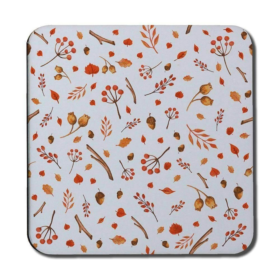 image 1 of Acorns & Leaves (Coaster)