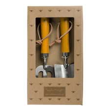 Fork and Trowel: Sophie Allport Bees Garden Tool Set, Stainless Steel