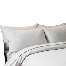 Belledorm Brushed Cotton Housewife Pillowcase (Pair) - Grey - One Size