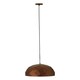 image 1 of Interiors by Premier Small Coffee Dome Pendant Light