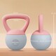 image 5 of SPORTNOW Kettlebell with Soft Body and Non-Slip Handle | Pink | Pink and Grey