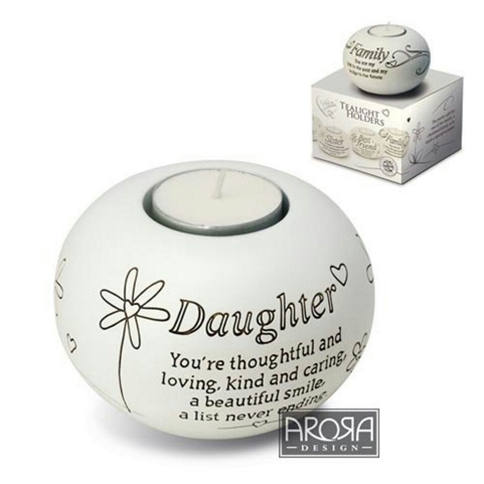 Said With Sentiment Tealight Holder - Daughter N/A