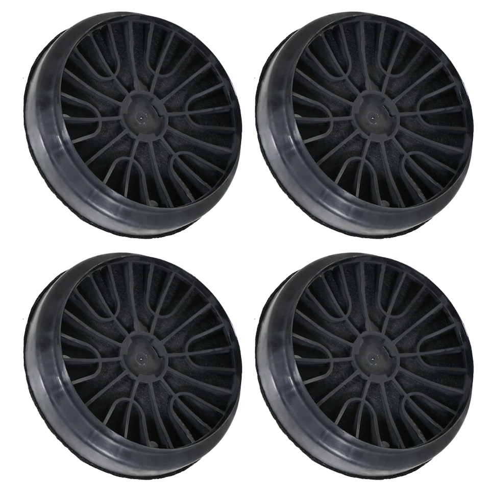 image 1 of SPARES2GO Carbon Filters for Bosch DWP66BC DWW06 DWW09 Cooker Hood 00796390 DHZ5276 x 4