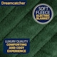 image 6 of Dreamcatcher Green Soft Microfleece Electric Blanket Heated Throw 160x120cm Green