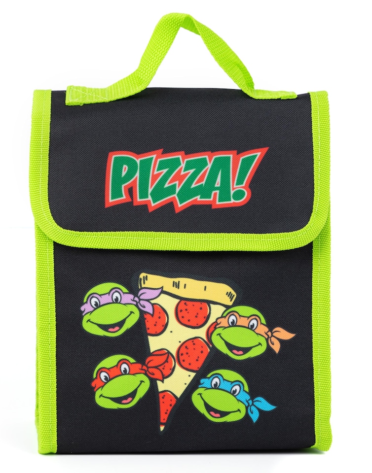 image 1 of Teenage Mutant Ninja Turtles Boys Backpack Set | Kids 4 Piece Green Rucksack Bundle with School Bag, Pencil Case, Lunch Bag & Water Bottle | TMNT Graphic Complete Matching Set | Back to School Gifts | Green | Green