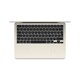 image 2 of Apple MacBook Air 13-inch : M3 chip with 8-core CPU and 10-core GPU  8GB  512GB SSD - Starlight