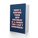 image 2 of Night Can't Remember Eighteen 18 Year Old 18th For Him Birthday Card